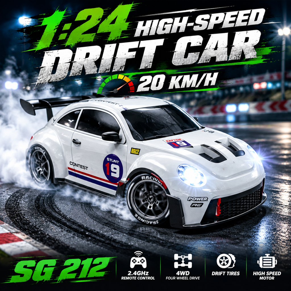 Victor Racket Jetspeed - New Remote-Controlled Drift Car 1:24 4WD