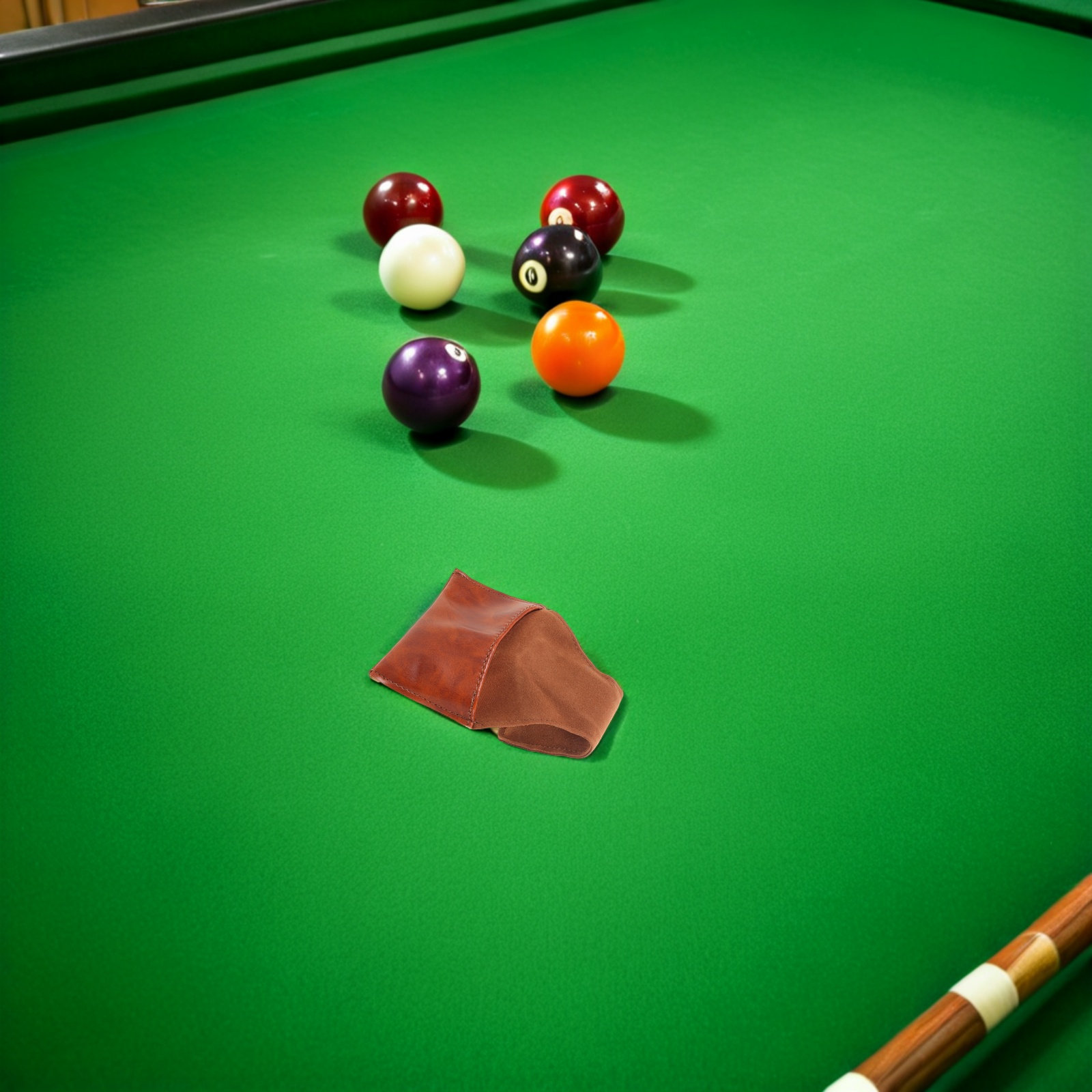 Chalk Bag - Pool Chalk Holder PU Portable Snooker