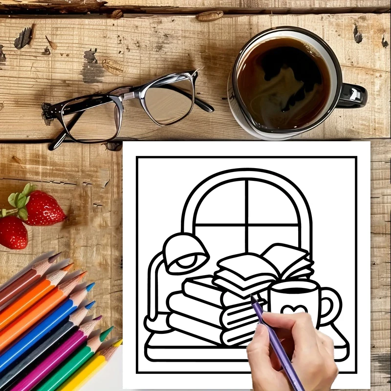 Book Lovers Coloring Book for  - Chalk Bag review and price
