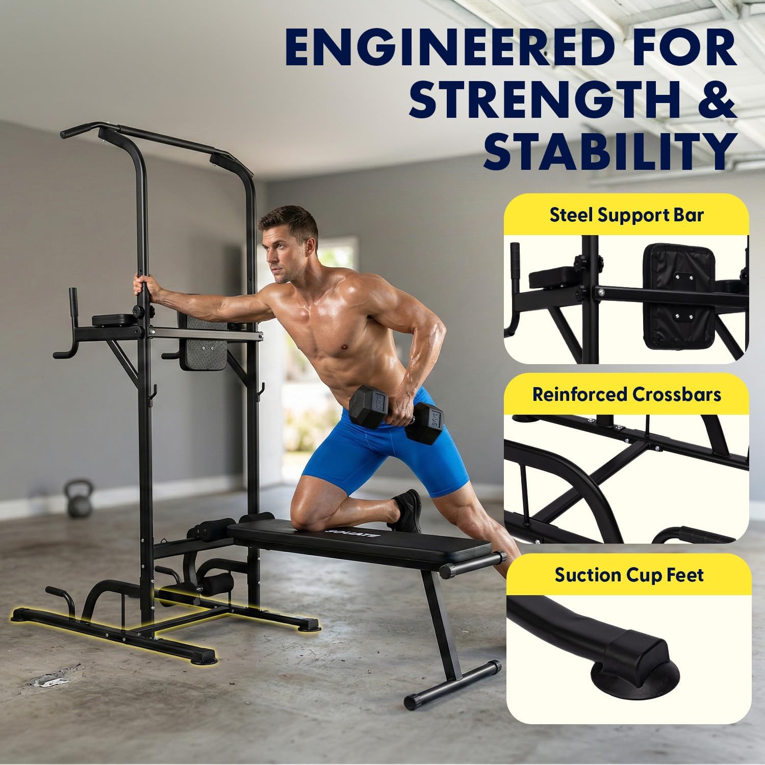 All-in-One Power Tower Pull-Up - Pull Up Bar review and price