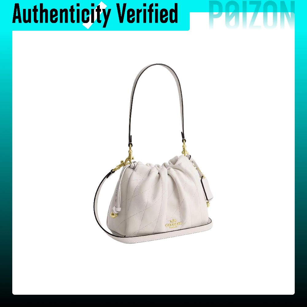 COACH Faye Sheepskin Shoulder  - Chalk Bag review and price
